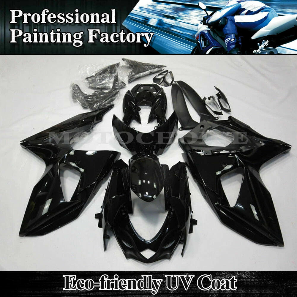 Fairing Kit for GSXR1000 (2009–2016) K9 Glossy Black ABS Bodywork Set