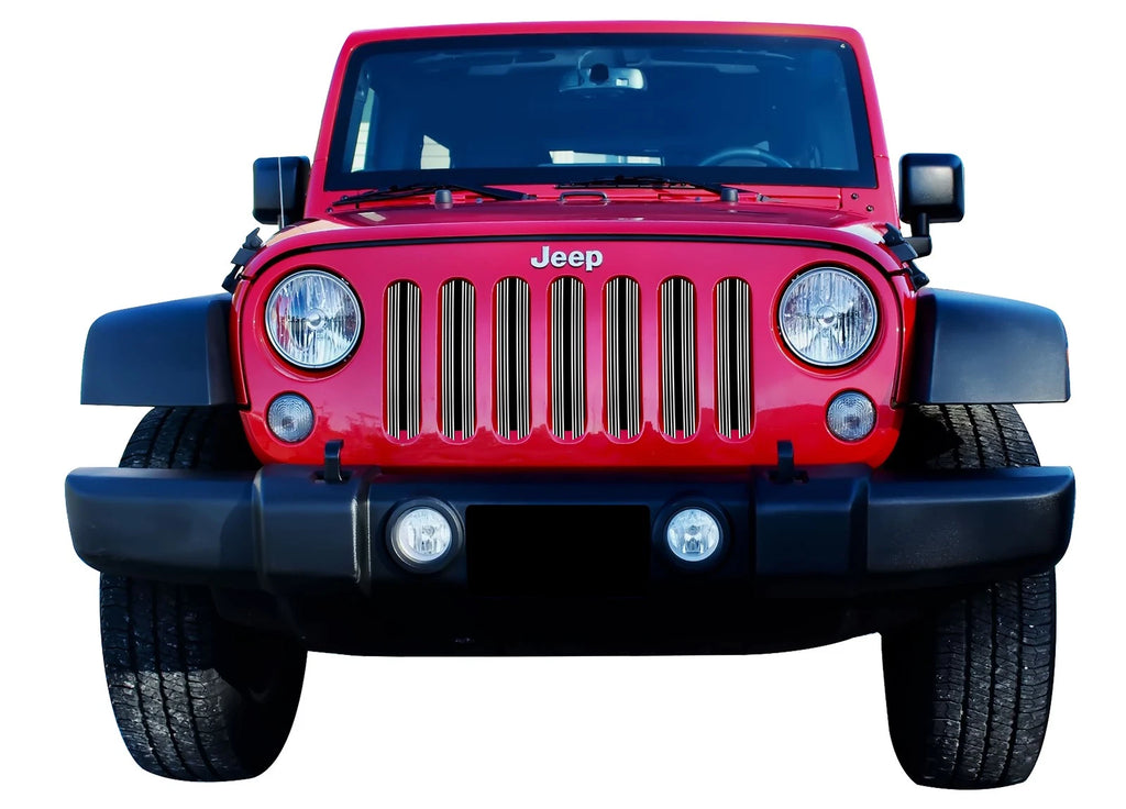 Chrome Billet Grille Insert for Jeep Wrangler JK (2007-2018)