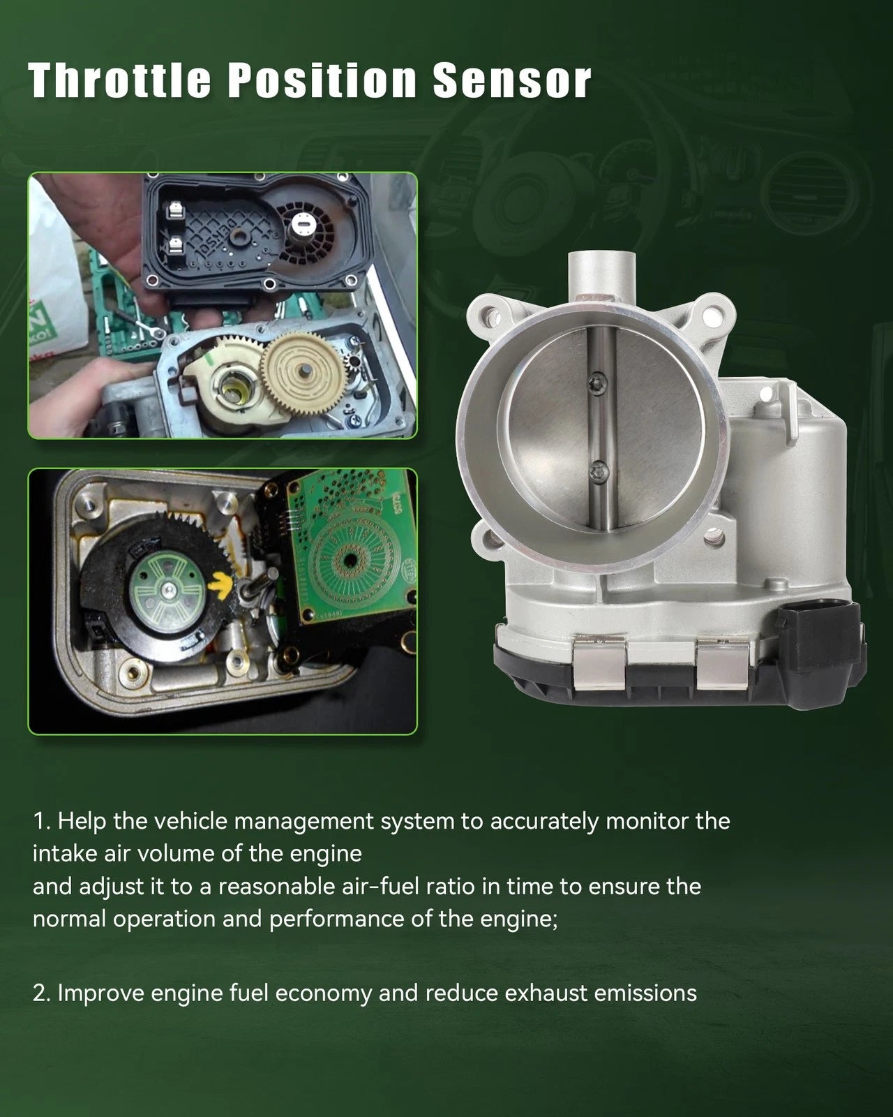 Throttle Body for Volvo XC70 XC90 V70 S80 S60 C70 2.5L 2.4L (2000–2016)