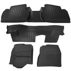 Set of 2 Black All Weather Floor Mats for Mitsubishi Outlander (2014–2021)