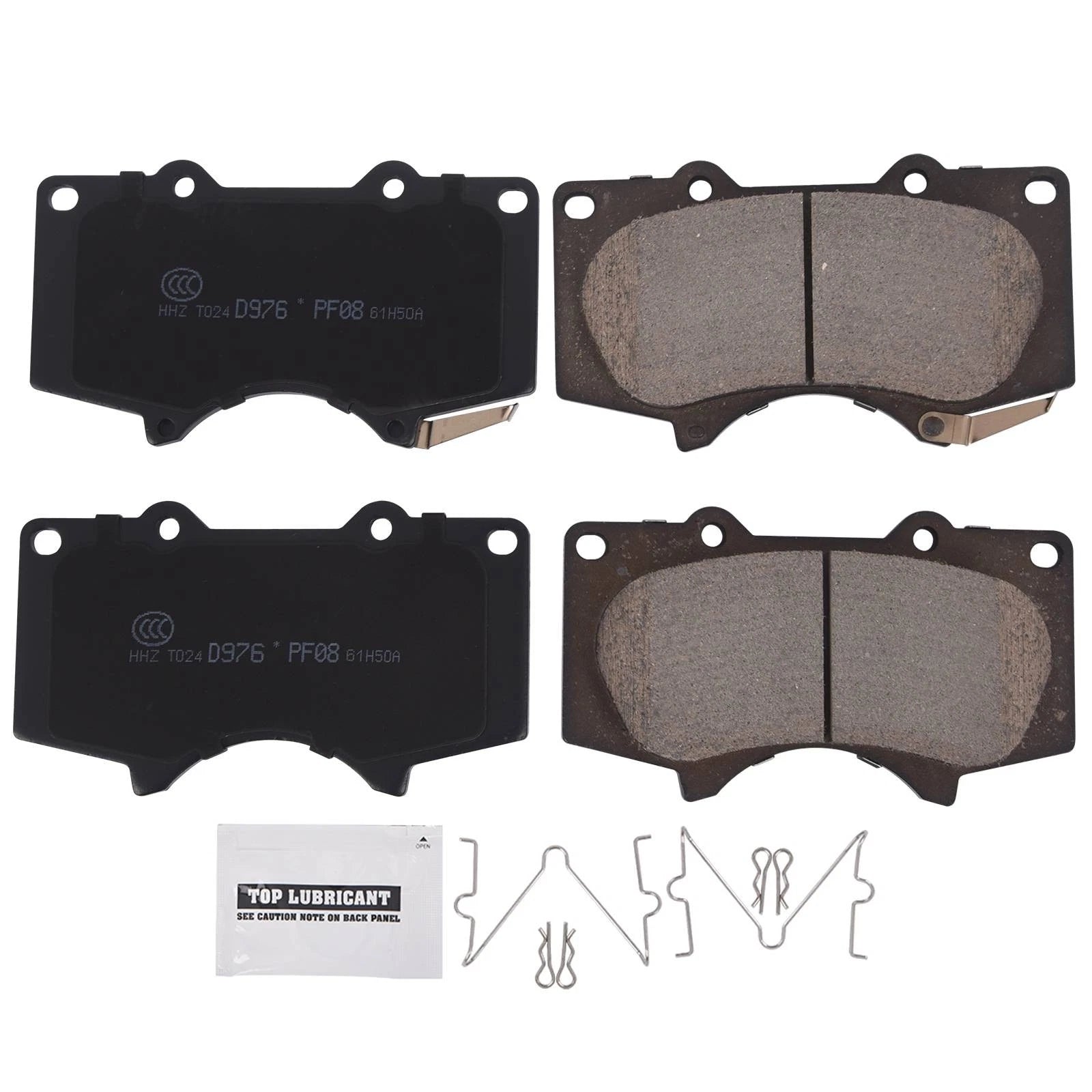 Front Ceramic Brake Pads for Toyota 4Runner FJ Cruiser Sequoia Tacoma (2003–2023)