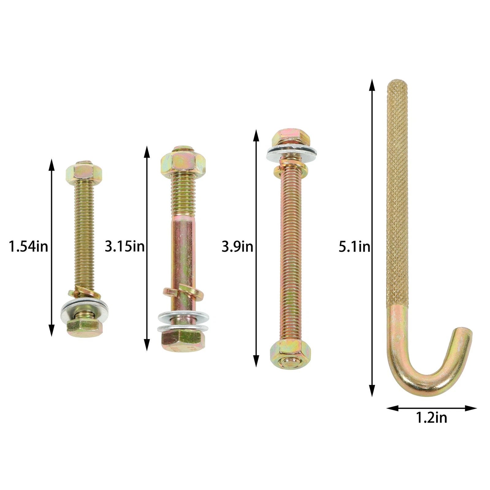 Set of 2 Ladder Rack Ratchet Tie-Down Straps for Square Tube (1.4")