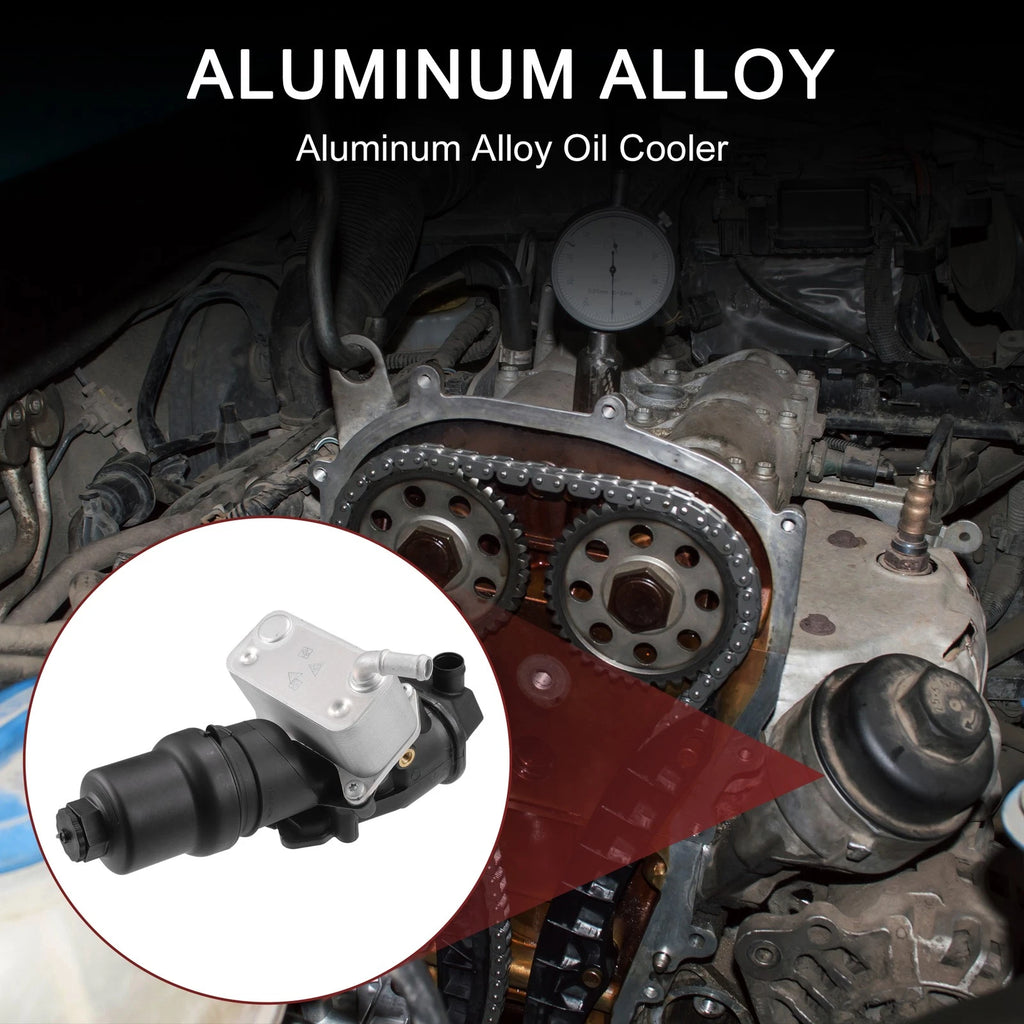 Engine Oil Cooler Filter Housing with Seals for Volkswagen Eos (2007–2016)