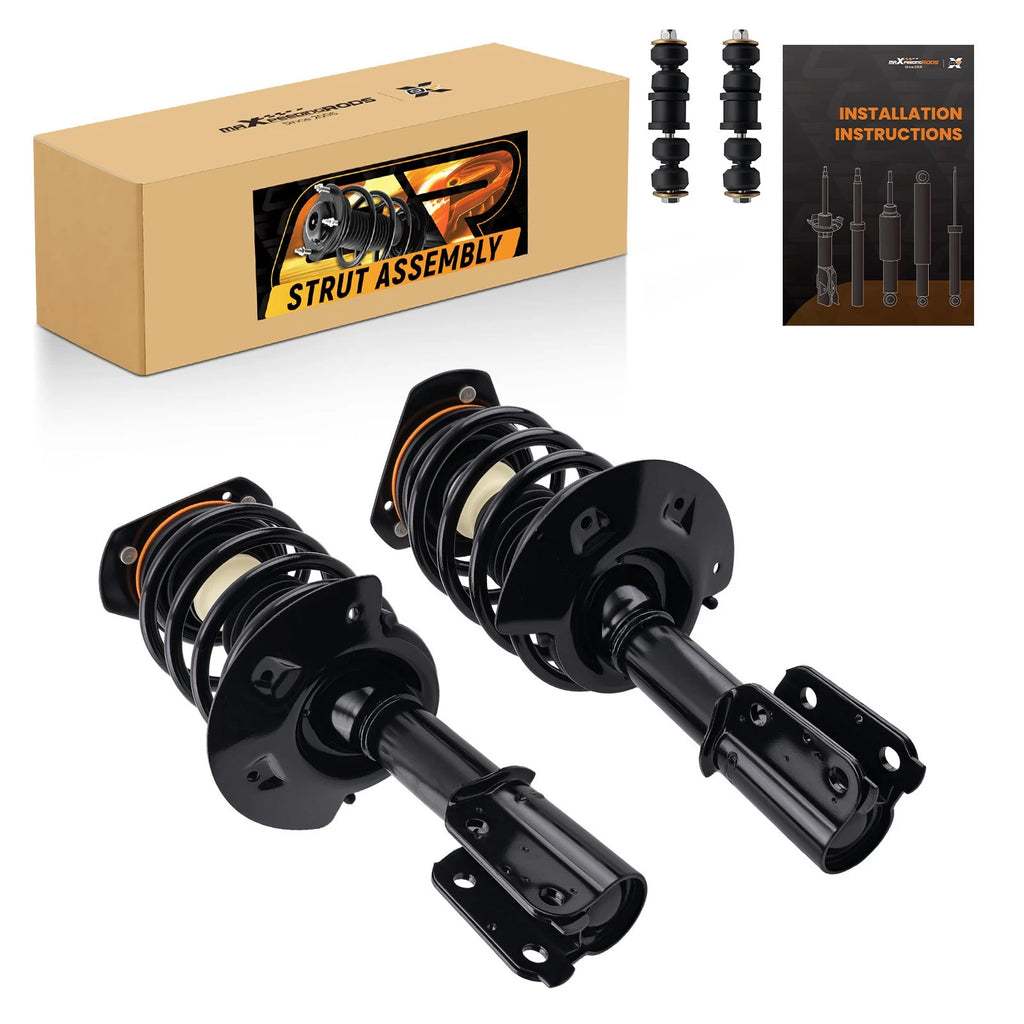 Front Struts w/ Coil Spring Sway Bars Kit for Chevrolet Impala (2006–2013)