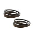 2X Fan Belts for Kubota Tractor M4050 M4500 M4950 (15606-97012)