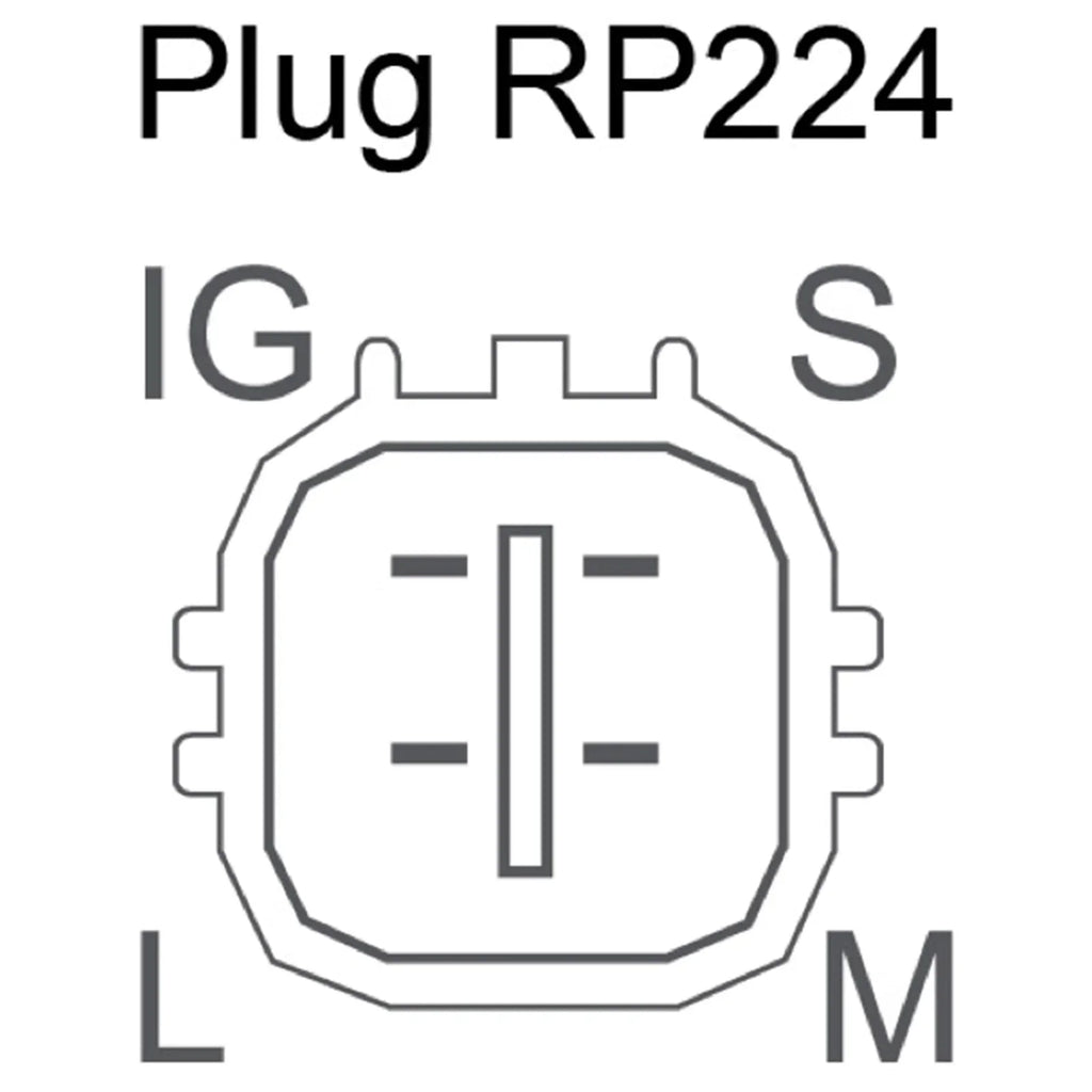 Alternator / 4cyl 2.4L / Toyota RAV4 (2003–2013)
