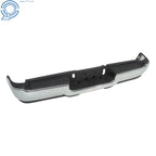 Rear Step Bumper Assembly Chrome Steel for RAM 2500 3500 Pickup (2019–2024)