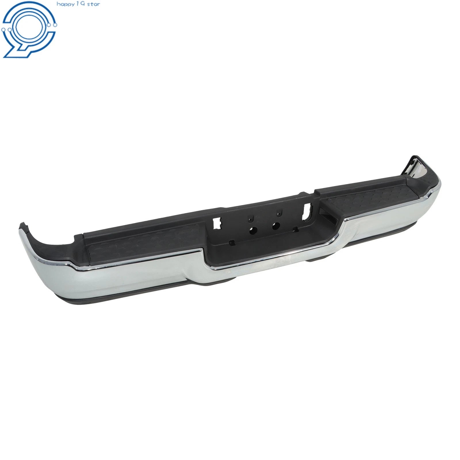 Rear Step Bumper Assembly Chrome Steel for RAM 2500 3500 Pickup (2019–2024)