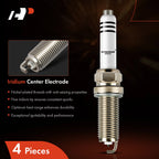 Set of 4 Iridium Platinum Spark Plugs for Mercedes-Benz GLA45 AMG (2015–2019)