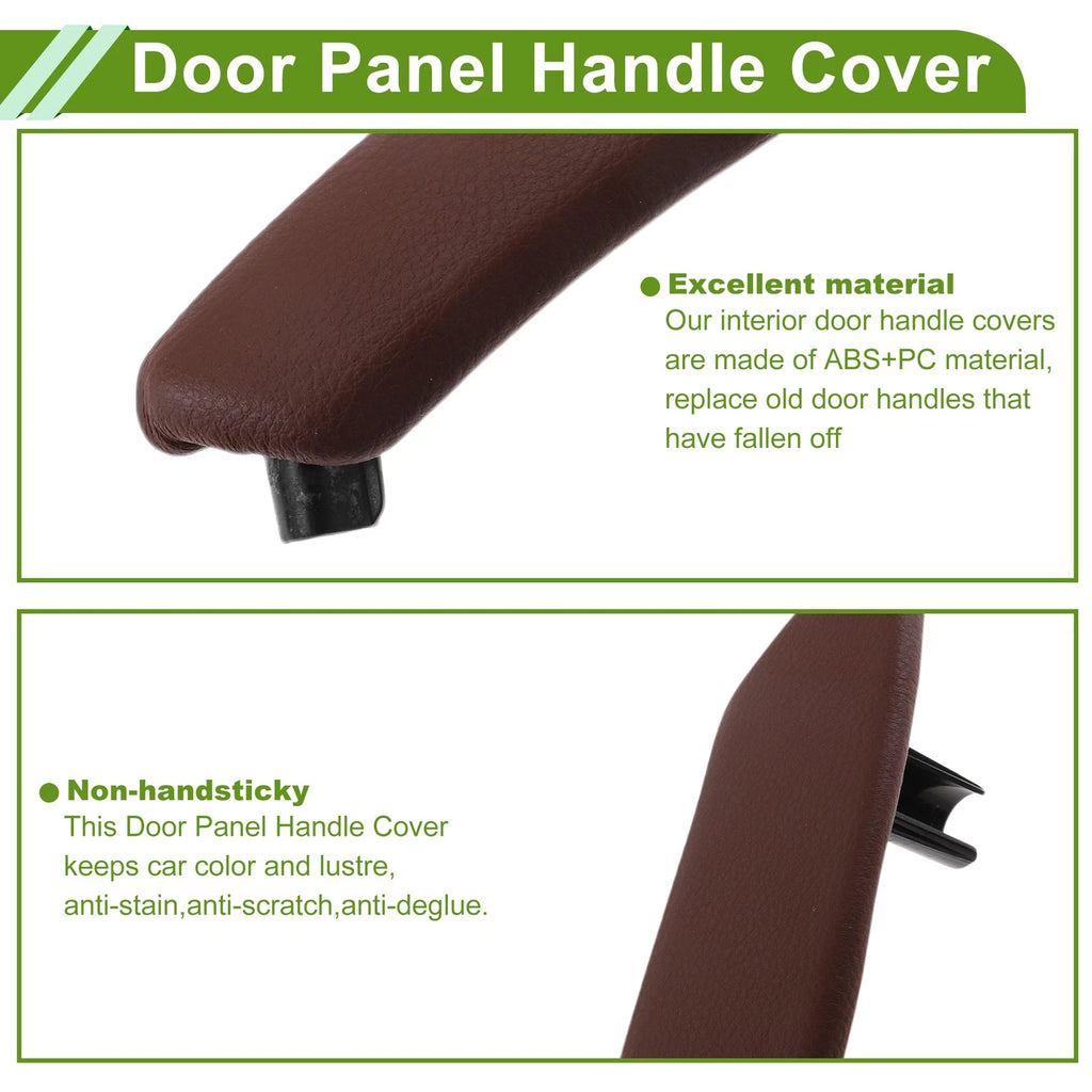 Door Panel Handle Pull Trim Cover for BMW X5 (2008–2013) No. 51416970174 Reddish Brown