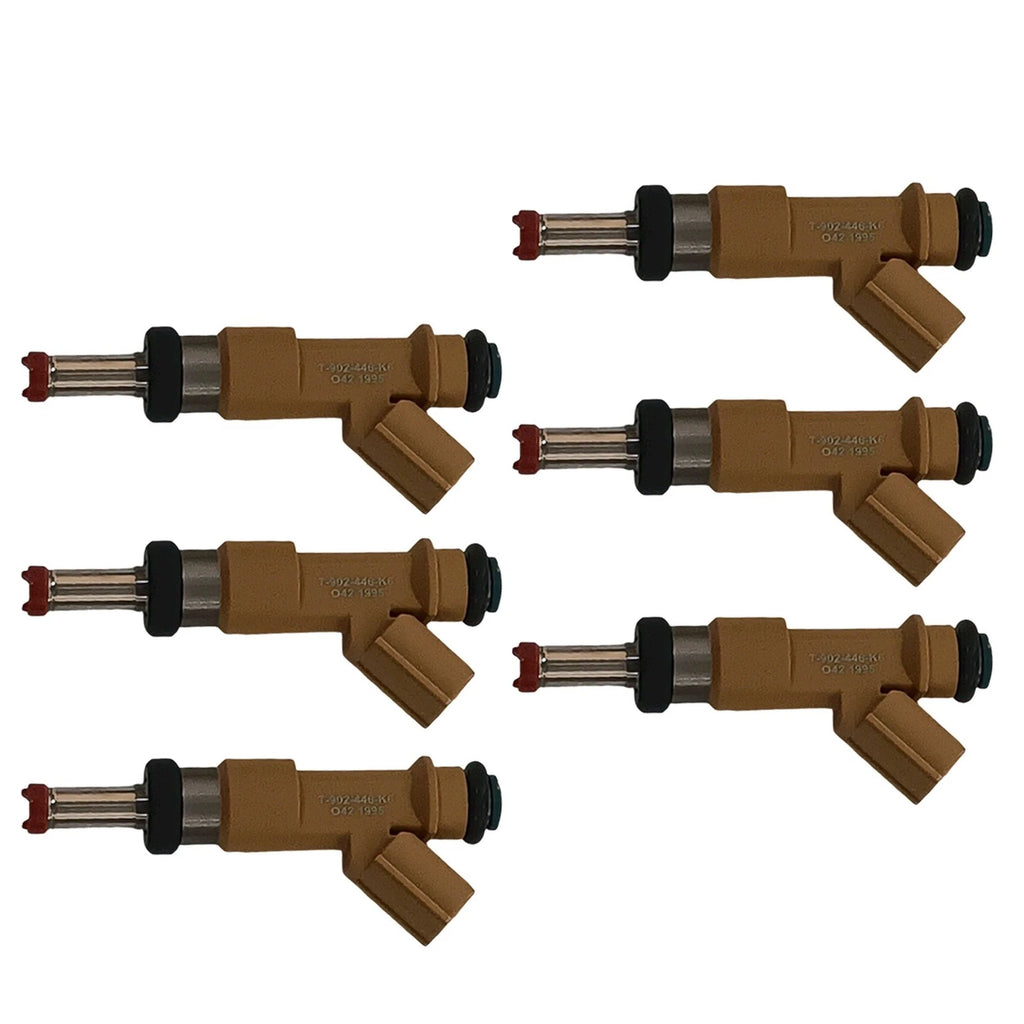 Set of 6 Fuel Injectors for Toyota 4Runner, FJ Cruiser, Tundra V6 (2010–2019)