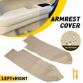 Front Door Panels Armrest Cover for Honda CR-V (2007–2012) Beige Leather