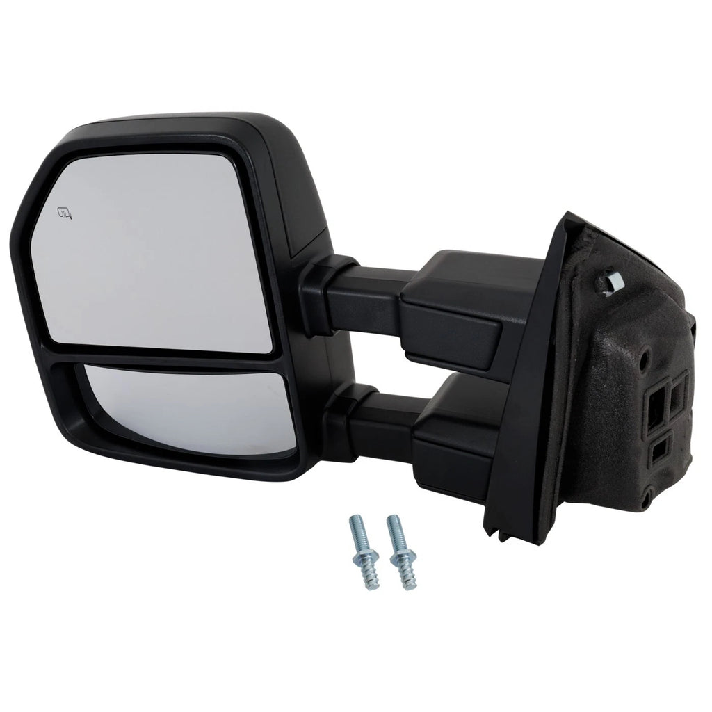 Driver Side Heated Mirror for Ford F-250 Super Duty (2017–2022) Chrome Cap