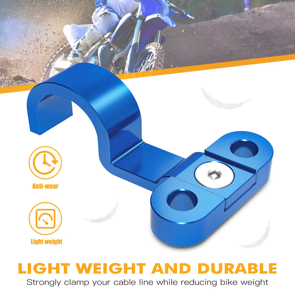 Rear Brake Line Hose Clamp Holder for Yamaha YZ125 YZ250 YZ250F YZ450F YZ450FX