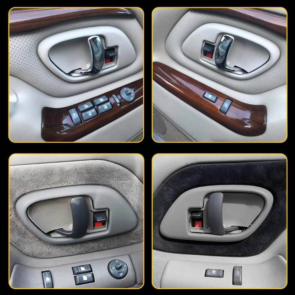 Set of 2 Interior Door Handle Trim Bezels for GM Truck