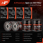 Set of 4 Engine Oil Filters for Ford F-150 (2011–2023) & Chevrolet Silverado 1500