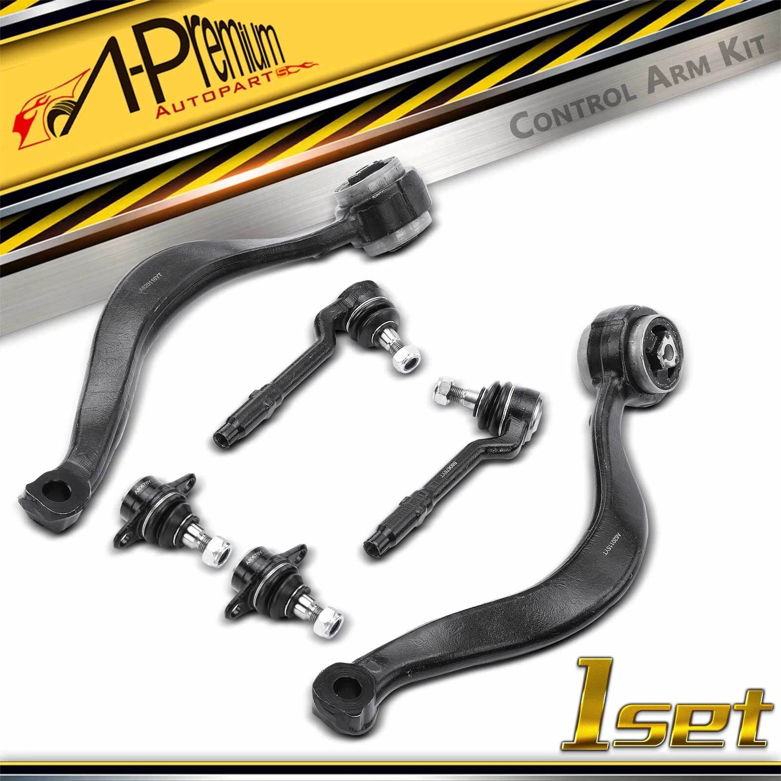 Set of 6 Control Arm and Ball Joint Assembly for BMW X5 (2000–2003)