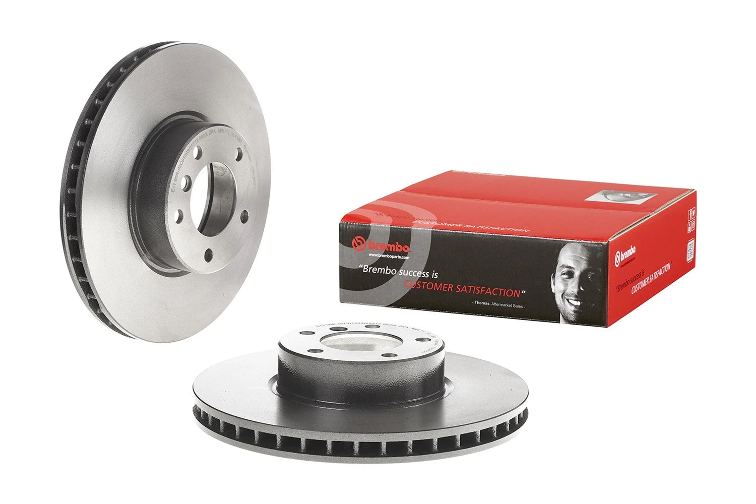 Brembo Vented 324mm Brake Disc Rotor for BMW E39 530i 540i (1997–2003)