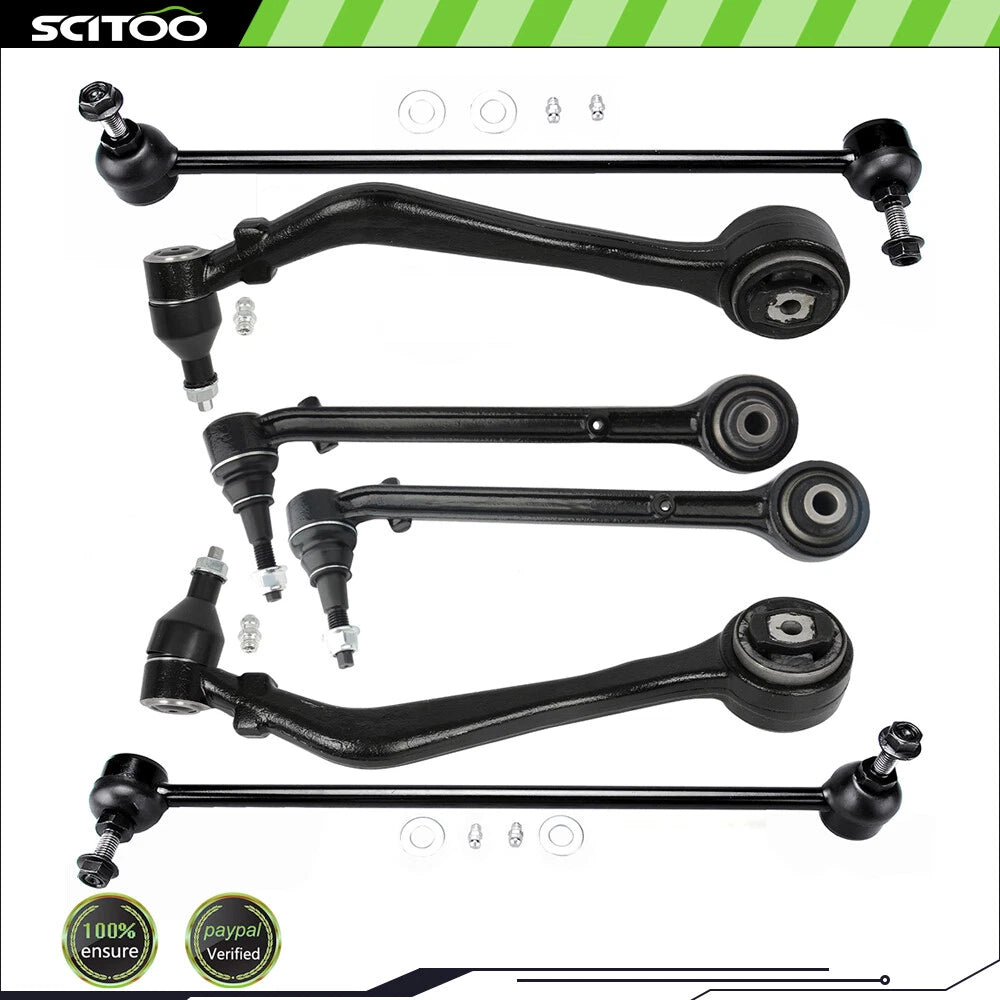 Set of 6 Front Lower Control Arm Ball Joint Sway Bar for Chevrolet Camaro (2010–2015)