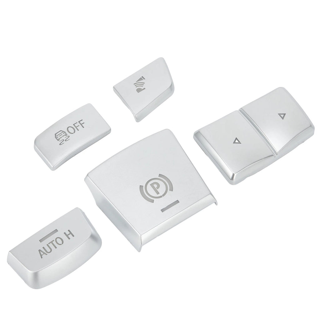 5pcs Handbrake Gear Shift Panel Switch Cover for Ford Mustang (2015–2023)