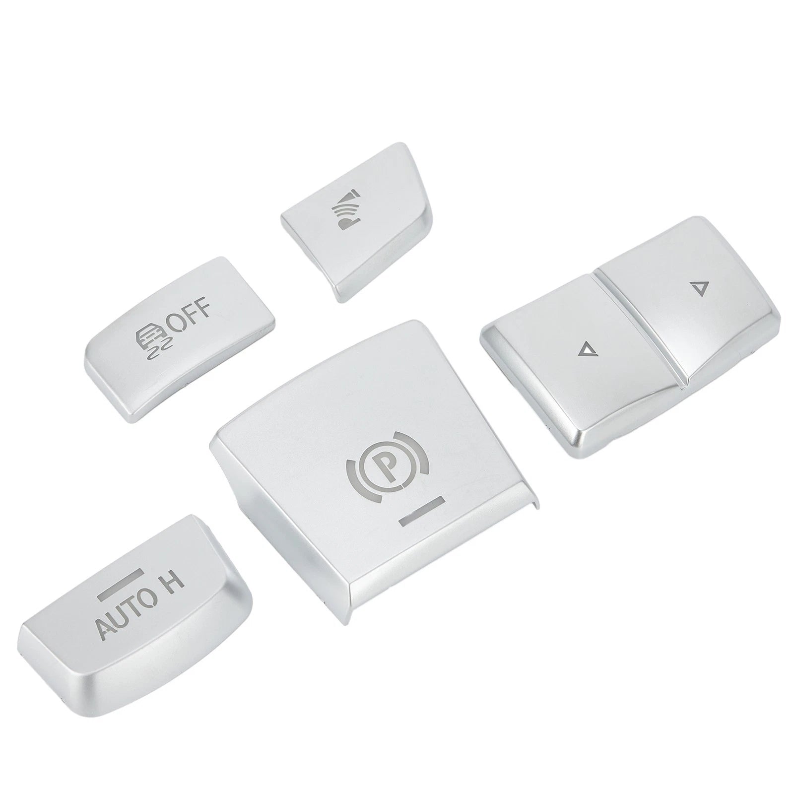 5pcs Handbrake Gear Shift Panel Switch Cover for Ford Mustang (2015–2023)