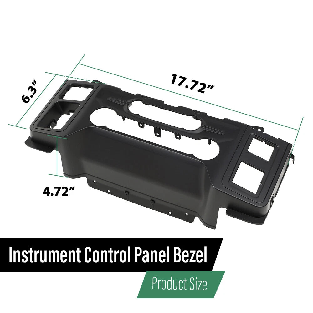 A/C Heater Climate Control Dash Bezel for Ford F-150 (2021–2023)
