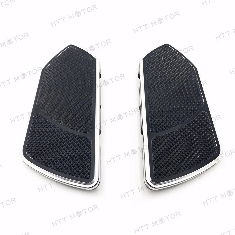 Black Billet Rear Passenger Foot Board for Harley Touring (2014–2023)