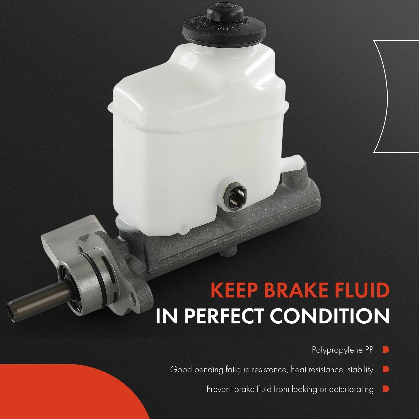 Brake Master Cylinder with Reservoir and Sensor for Toyota Camry (2004–2006)