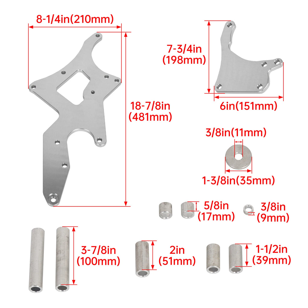 Serpentine Bracket for LS Engine Power Steering Pump Swap