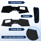 Dash Cover for Mazda CX-60 (2024–2026) Black with Blue Edge