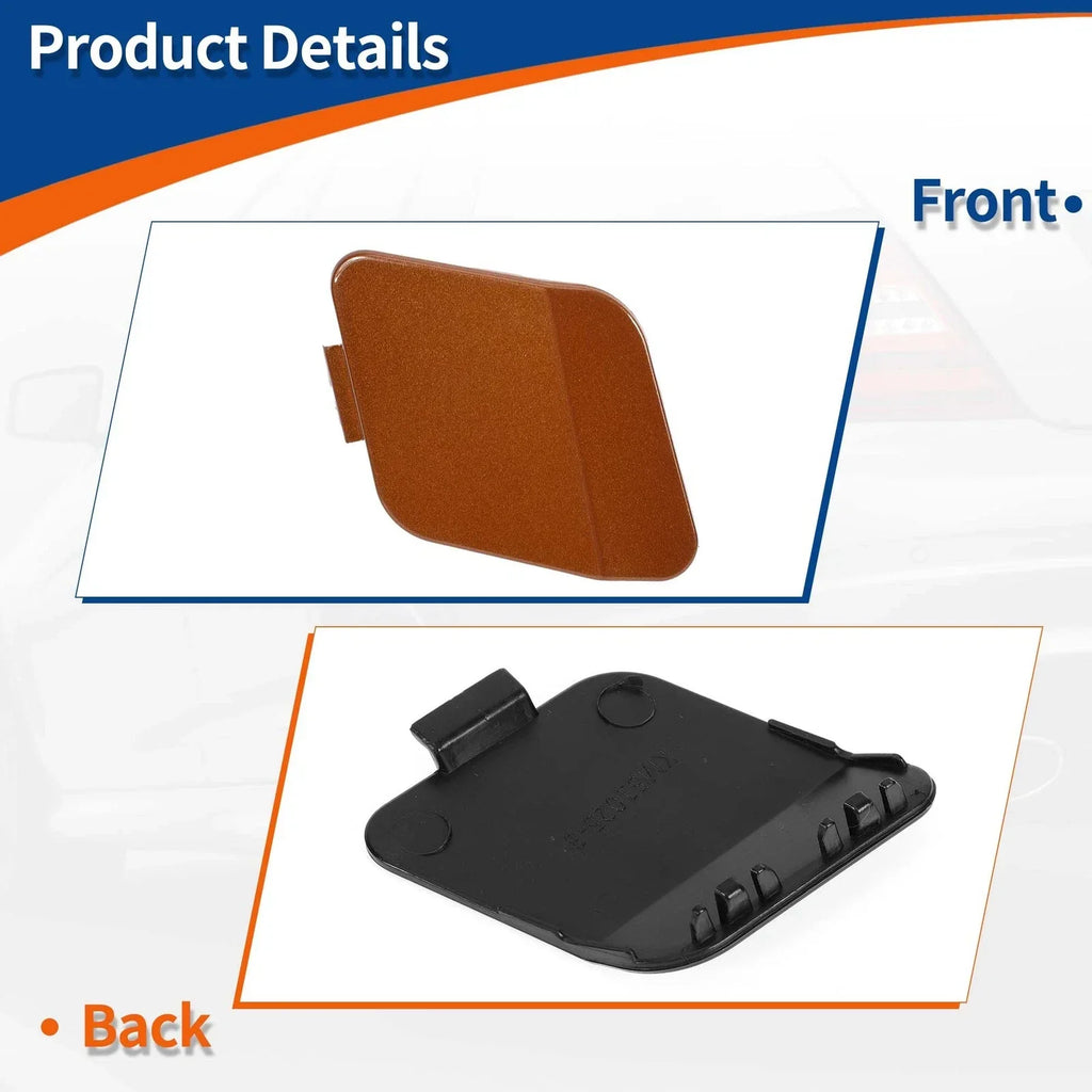 Tow Hook Cover Front Car Bumper for BMW Valencia Orange Metallic