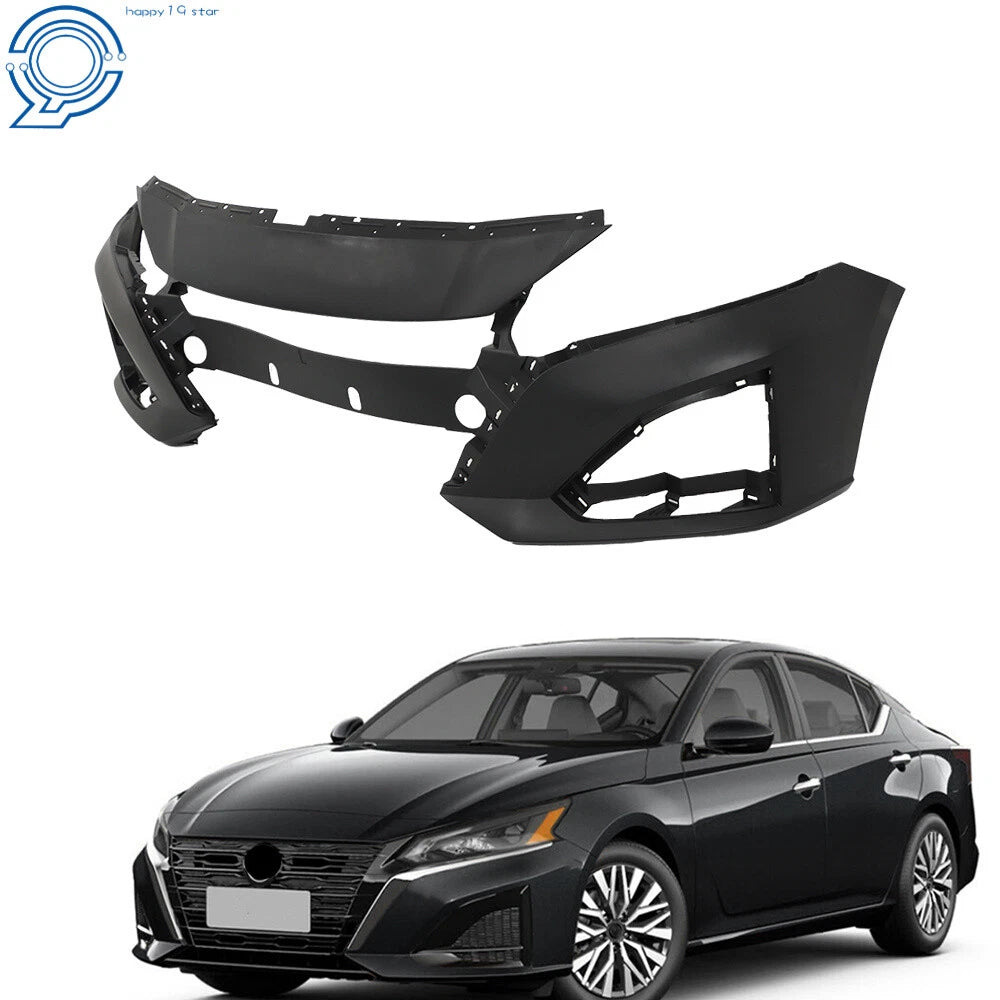 Front Bumper Cover for Nissan Altima (2023–2024) Black Plastic
