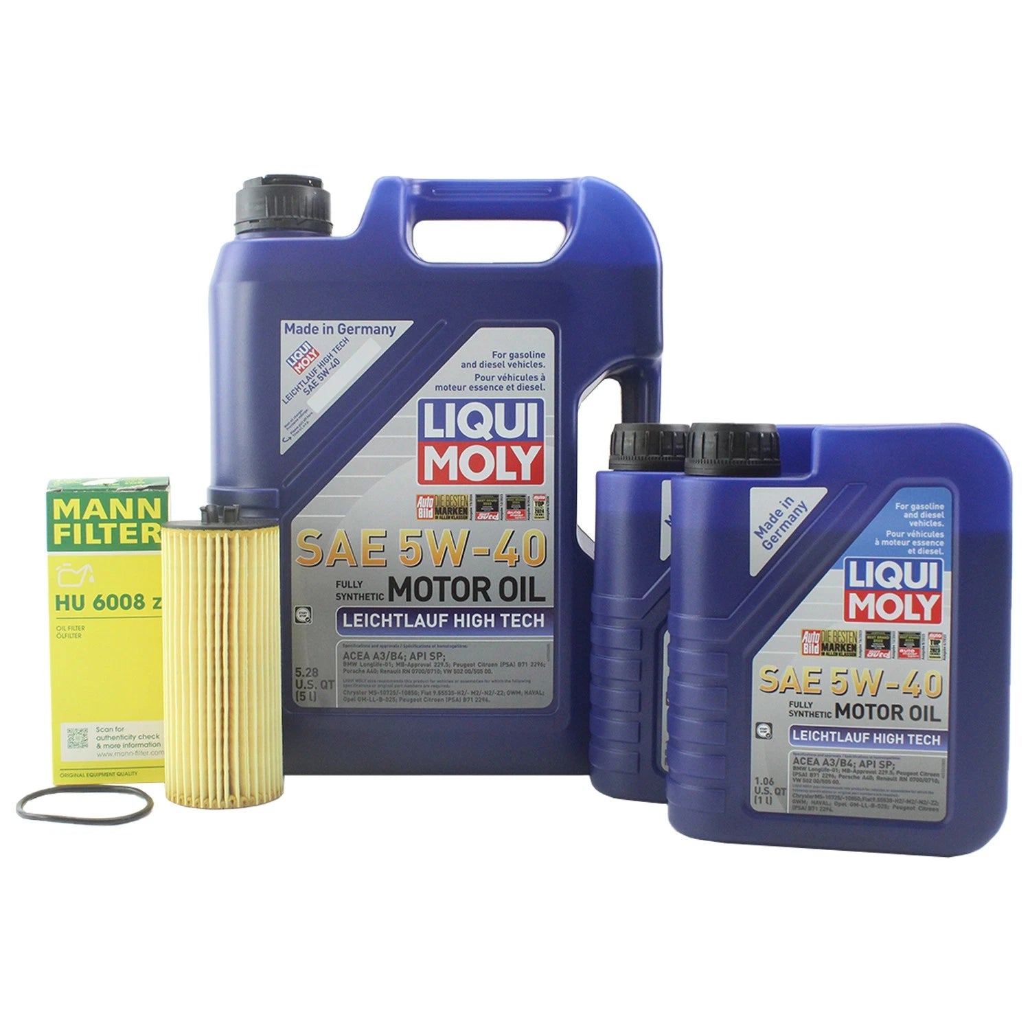 Oil Change Kit for Mercedes ML350 (2006–2011) - 7L Liqui Moly 5W-40