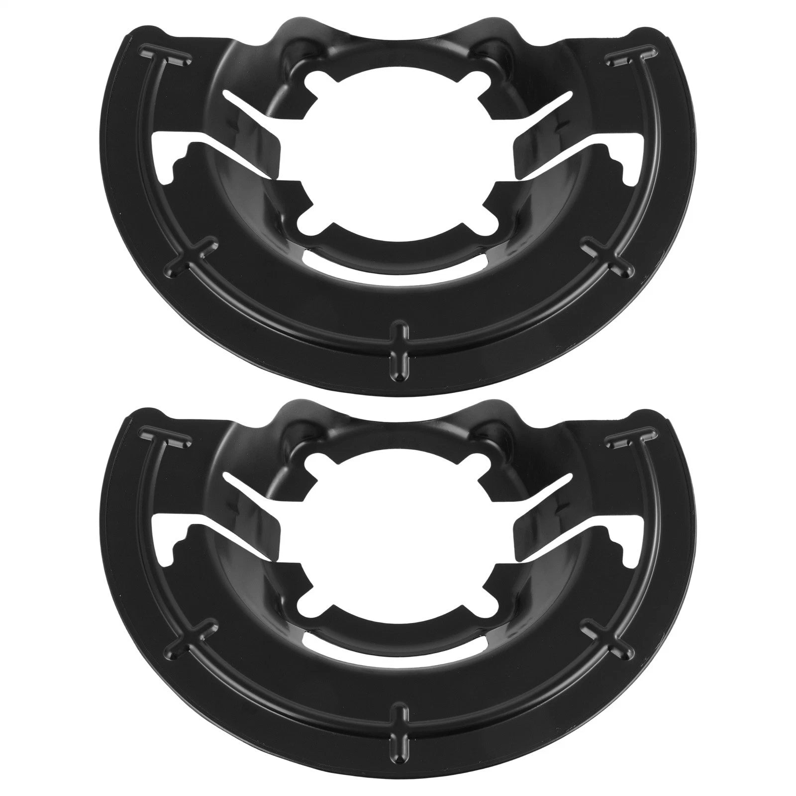 Set of 2 Front Brake Dust Shields for Ford F-250