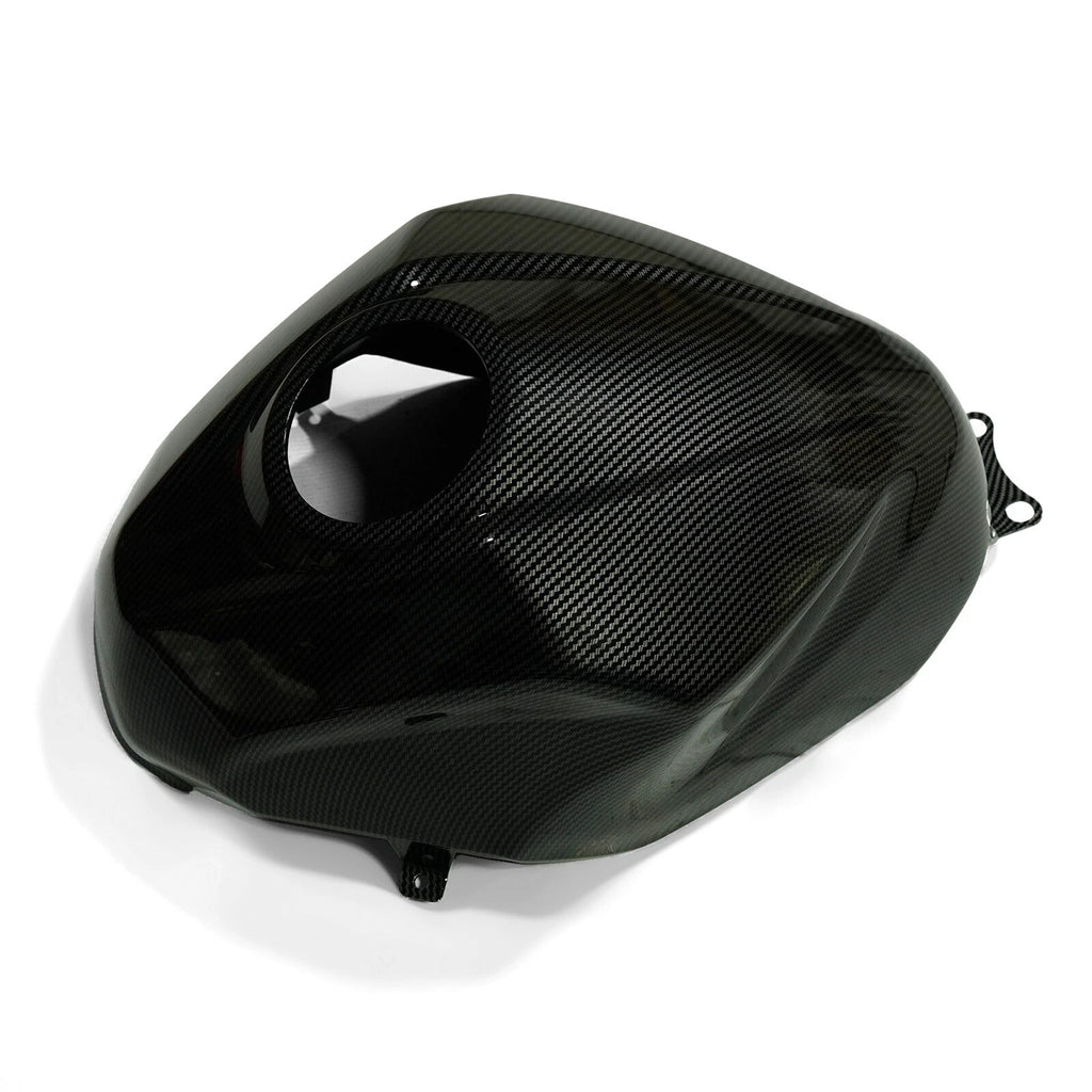 Carbon Fiber Gas Tank Cover for Kawasaki Ninja 500 (2024–2025)