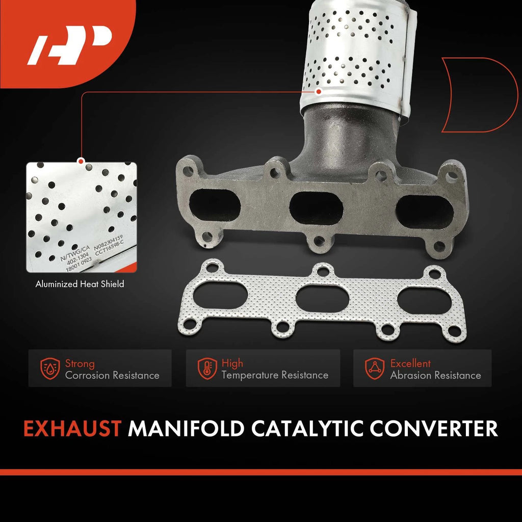Catalytic Converter Front for Hyundai Santa Fe, Kia Sportage (2005–2006)