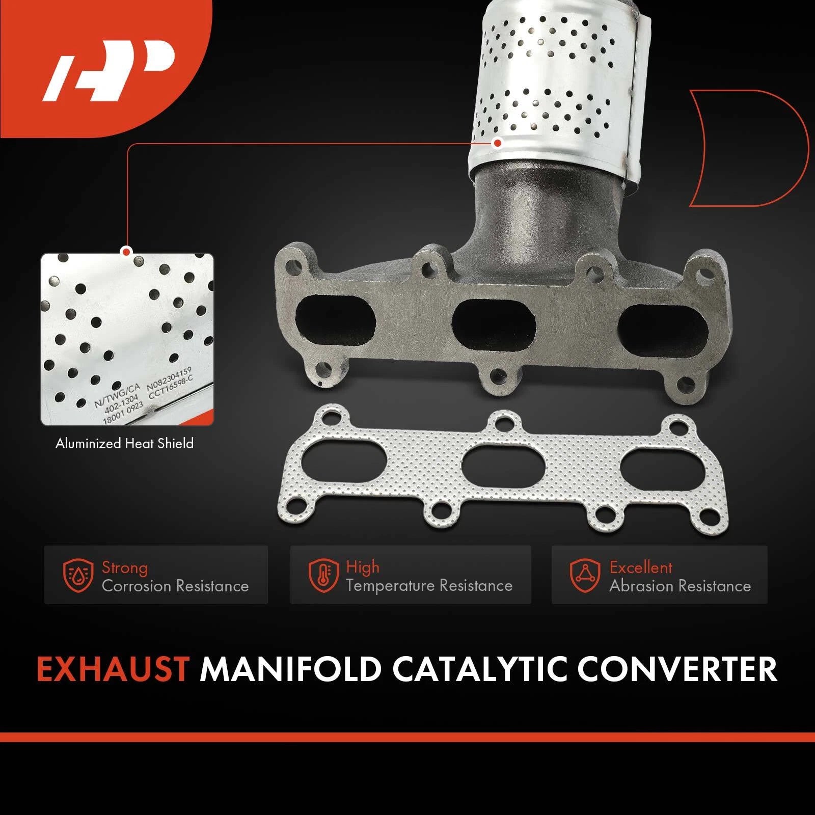 Catalytic Converter Front for Hyundai Santa Fe, Kia Sportage (2005–2006)