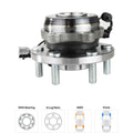 Wheel Hubs for Nissan Frontier (2005–2019) 6 Lug with Bearing/Sensor 4WD