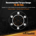 38mm Hub Centric Spacers for Mitsubishi Montero Sport (1997–2021) 6x139.7mm M12x1.5