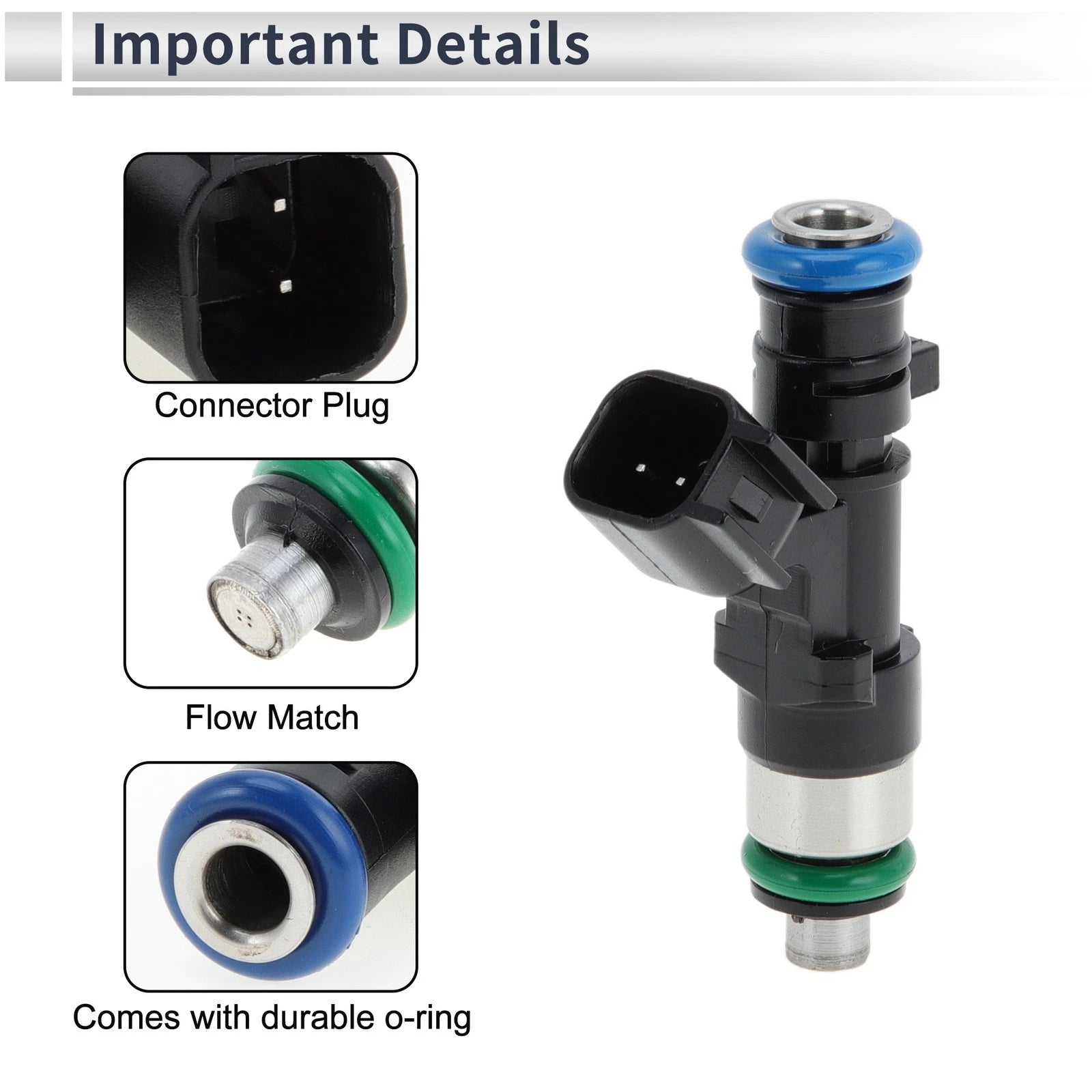 1Pc Fuel Injector No.0280158056 for Ford Explorer 4.0 (2005)