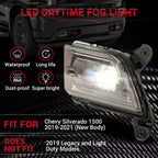 LED Fog Lights for Chevy Silverado 1500 (2019-2022)