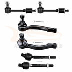 Set of 6 Tie Rod End Links for Kia Sportage (2003–2004)