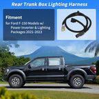 Driver Side Bed Lamp Wiring Harness Jumper Assembly for Ford F-150 (2015–2020)