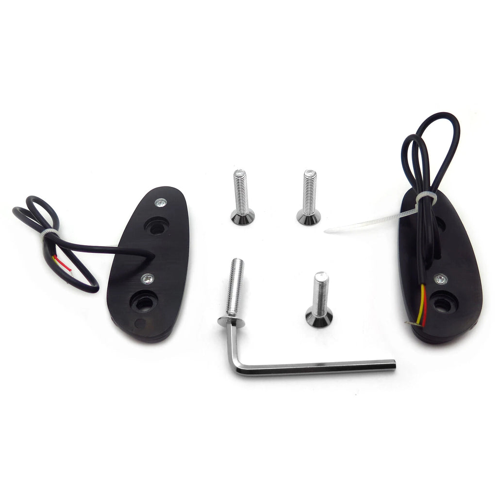 Mirror Block Off Base Plate with LED Signal for Suzuki GSX-R 600 750 1000 (2020)