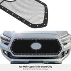 Stainless Black Mesh Grille Insert for Toyota Tacoma (2018-2019)