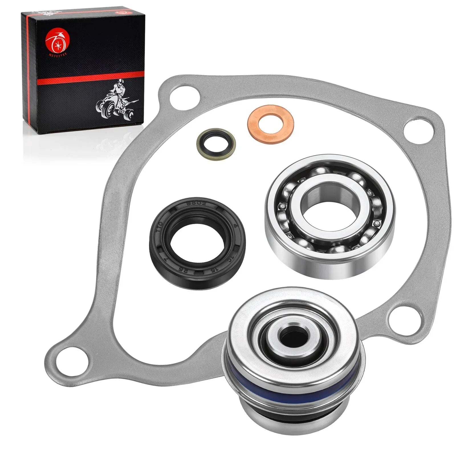 Water Pump W/ Seal Rebuild Kit Polaris Sportsman 400/450/500