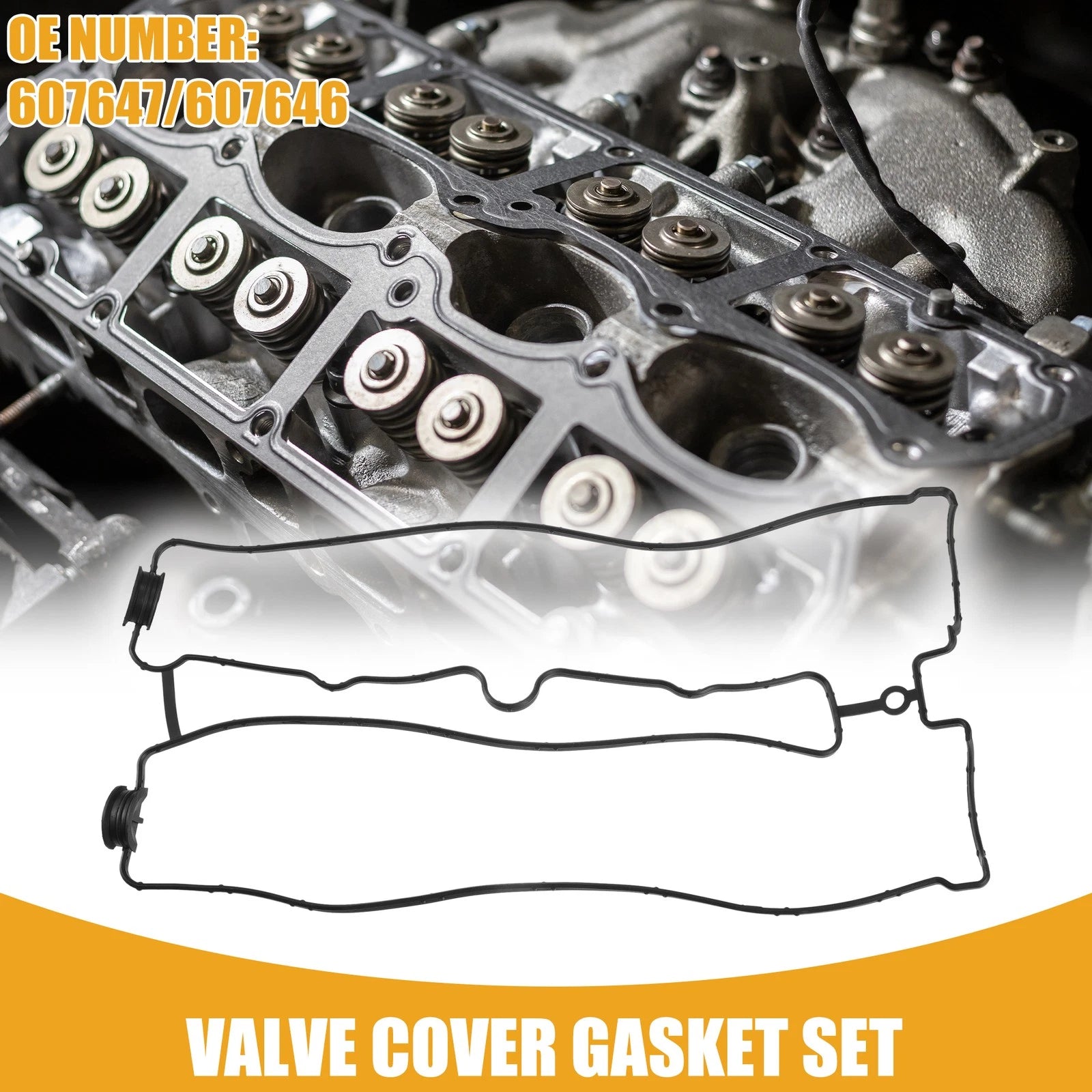 Valve Cover Gasket for Chevrolet Optra (2004–2007) No. 607647/607646