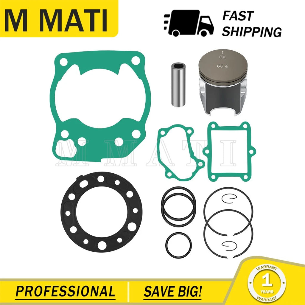 Top End Piston Kit for Honda CR250R (1992–1996) Standard Bore 66.40mm