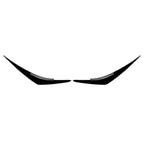 Glossy Black Headlight Eyebrow Eyelid Trim for Subaru WRX STI (2022-2025)