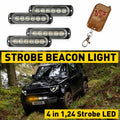 6LED Amber/White Hazard Flash Strobe Light for Truck (USA)
